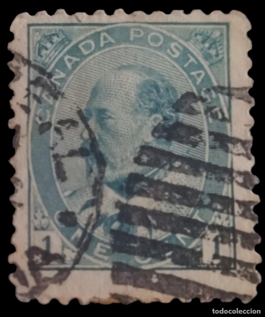 Sellos: CANAD&Aacute; 1903 Eduardo VII. USADO. - Foto 1