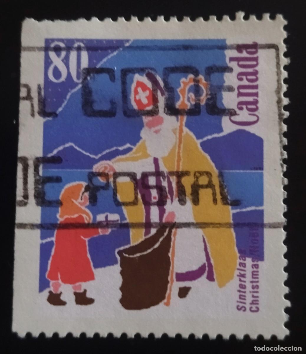 Sellos: CANAD&Aacute; 1991 Navidad. USADO. - Foto 1