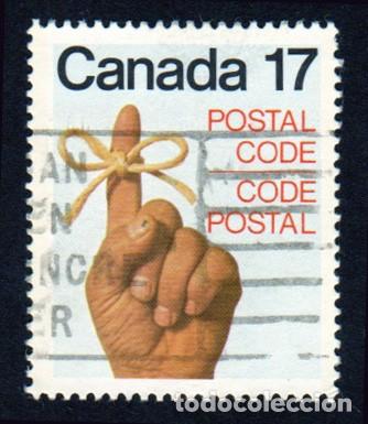 Sellos: Canad&aacute;, C&oacute;digo Postal. 1979. YT-701/702. S. Completa. Usado - Foto 1