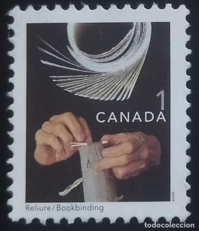 Sellos: CANAD&Aacute; 1999 Artesan&iacute;a tradicional. USADO. - Foto 1
