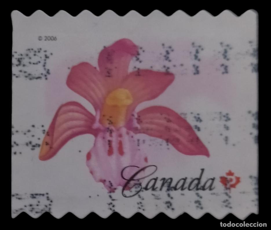 Sellos: CANAD&Aacute; 2006 Flores. USADO. - Foto 1