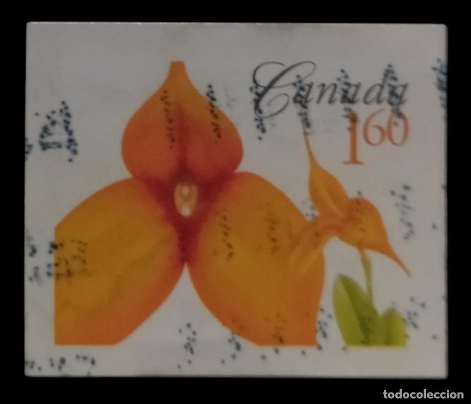 Sellos: CANAD&Aacute; 2007 Flores. Orqu&iacute;deas. USADO. - Foto 1