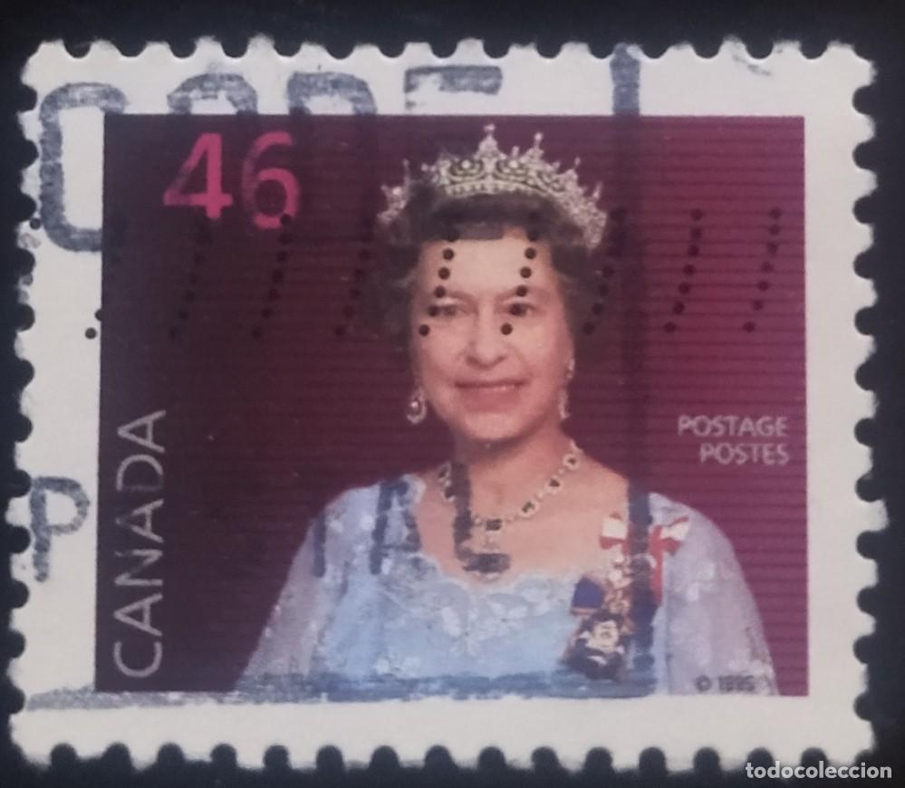 Sellos: CANAD&Aacute; 1998 Isabel II. C. USADO. - Foto 1