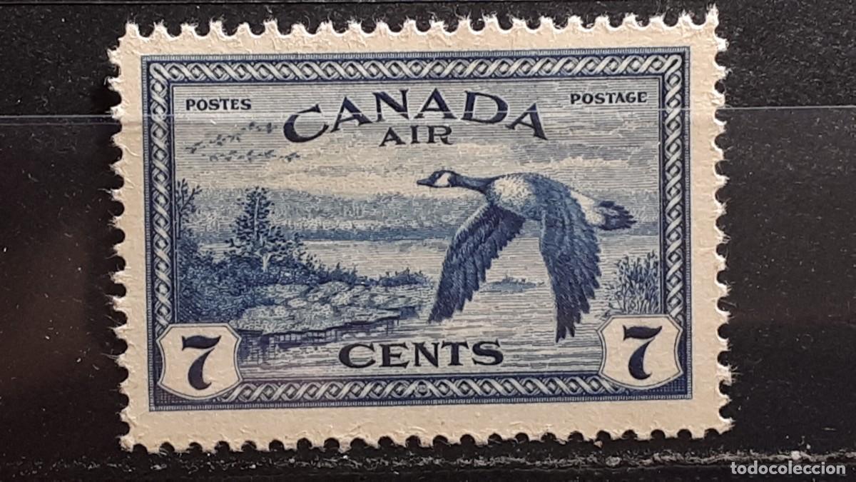 Sellos: CANAD&Aacute;. A&Ntilde;O 1946. **. YVERT A&Eacute;REO 11 - Foto 1
