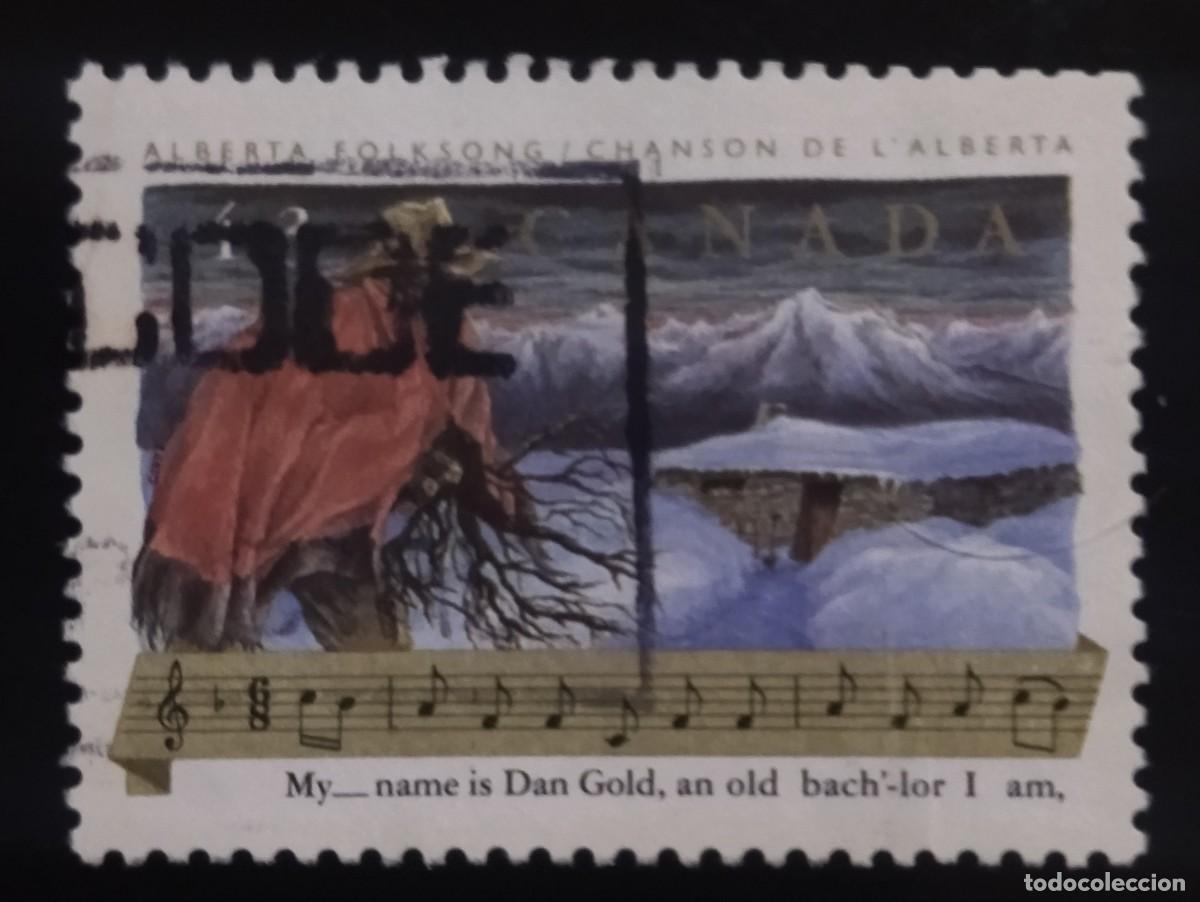 Sellos: CANAD&Aacute; 1993 Folklore. Canciones populares. USADO. - Foto 1