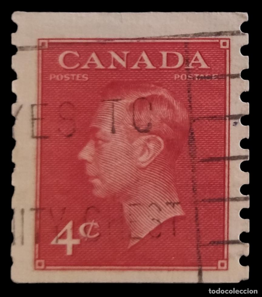 Sellos: CANAD&Aacute; 1949 -1951 Jorge VI. &rdquo;POSTES POSTAGE&rdquo; USADO. - Foto 1
