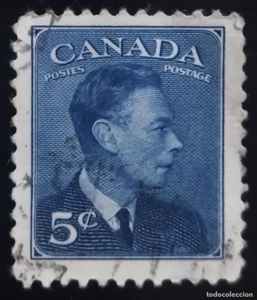 Sellos: CANAD&Aacute; 1949 -1951 Jorge VI. &rdquo;POSTES POSTAGE&rdquo; USADO. - Foto 1