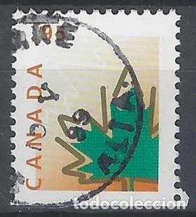 Sellos: CANAD&Aacute; 1998 - FLORA, HOJA DE ARCE, 95C - USADO - Foto 1