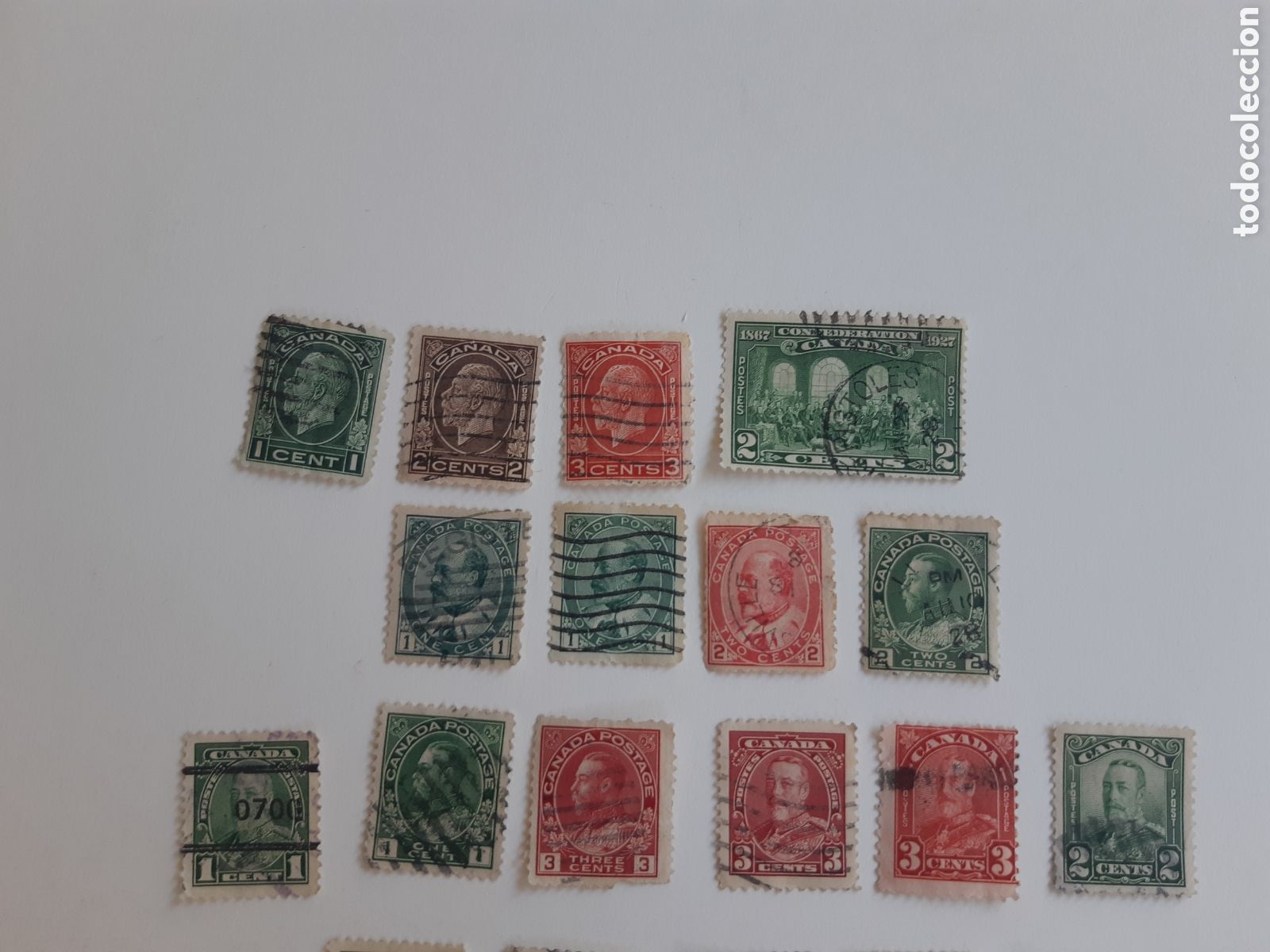 Sellos: Lote 31 sellos Canad&aacute; - Foto 1