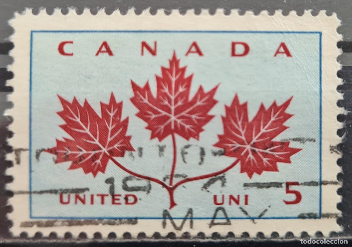 Sellos: Sello usado de Canad&aacute; 1964: centenario de la Unidad - Foto 1