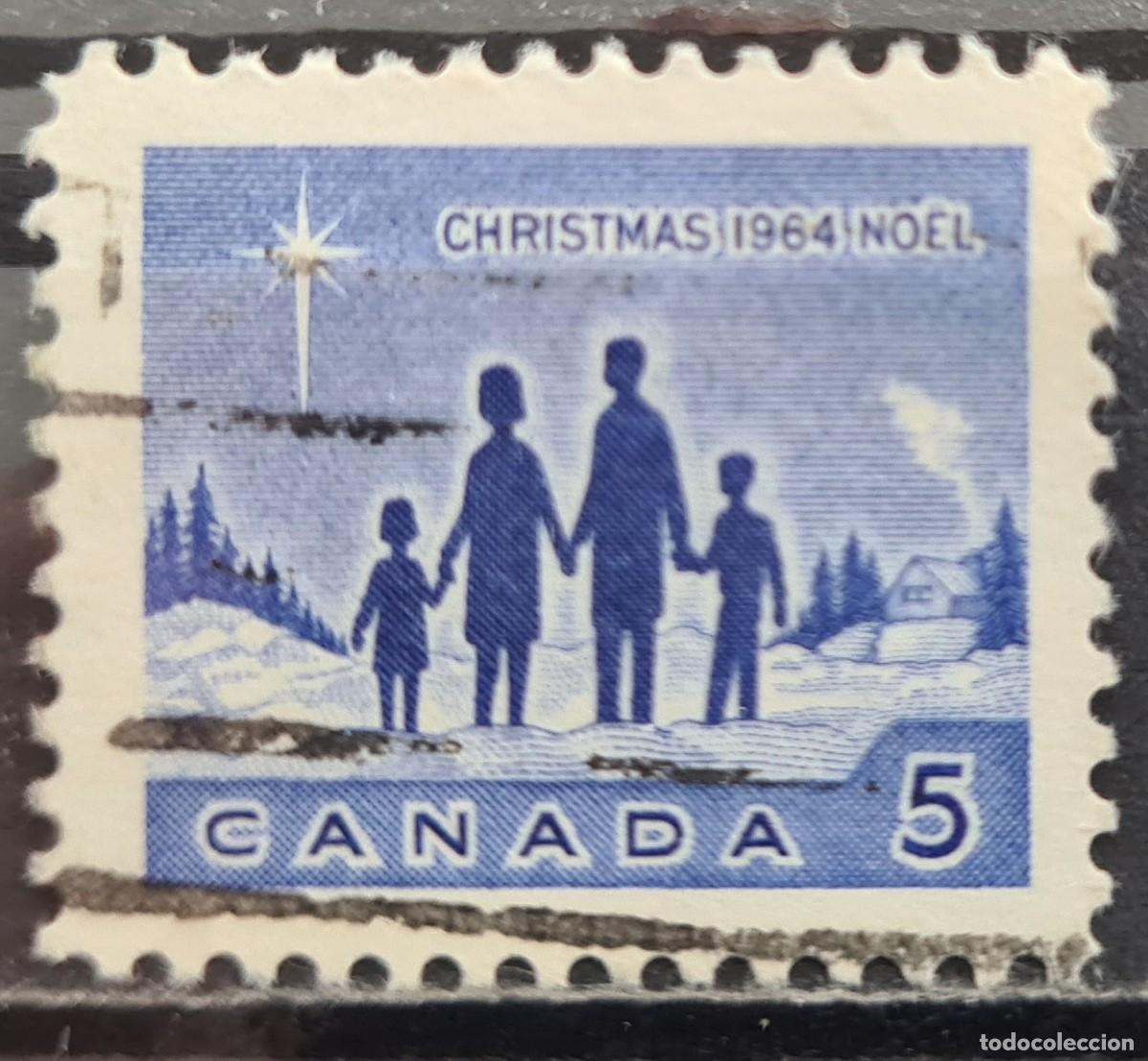 Sellos: Sello usado de Canad&aacute; 1964: Navidad - Foto 1