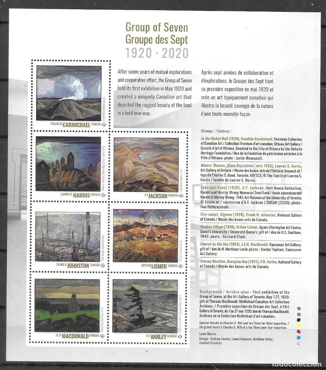 Sellos: HB** DE CANADA 2020, YT 3689/ 95 - Foto 1