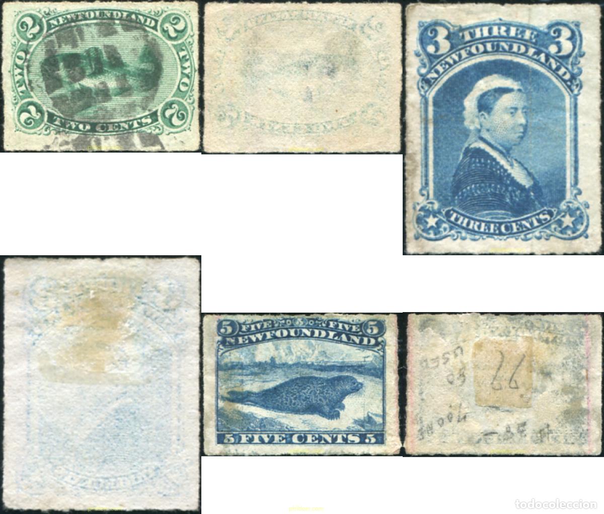 Sellos: 784589 USED CANADA. Terranova 1876 MOTIVOS VARIOS