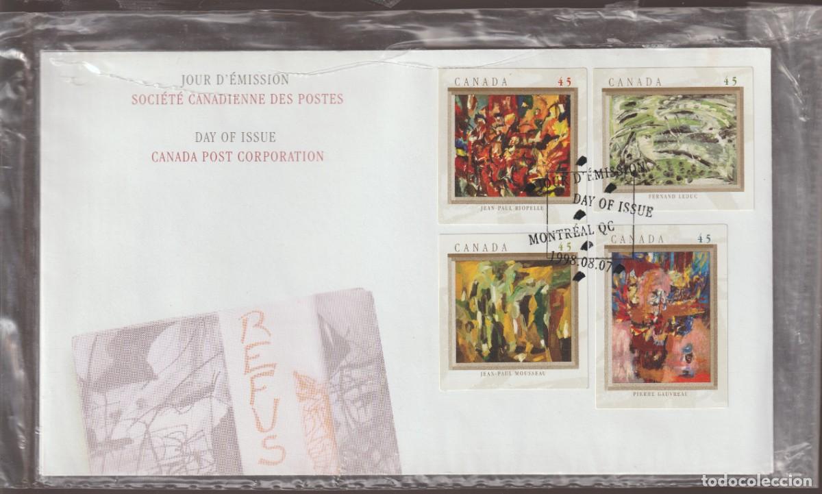 Sellos: Canada 1998 - Art FDC - Foto 1