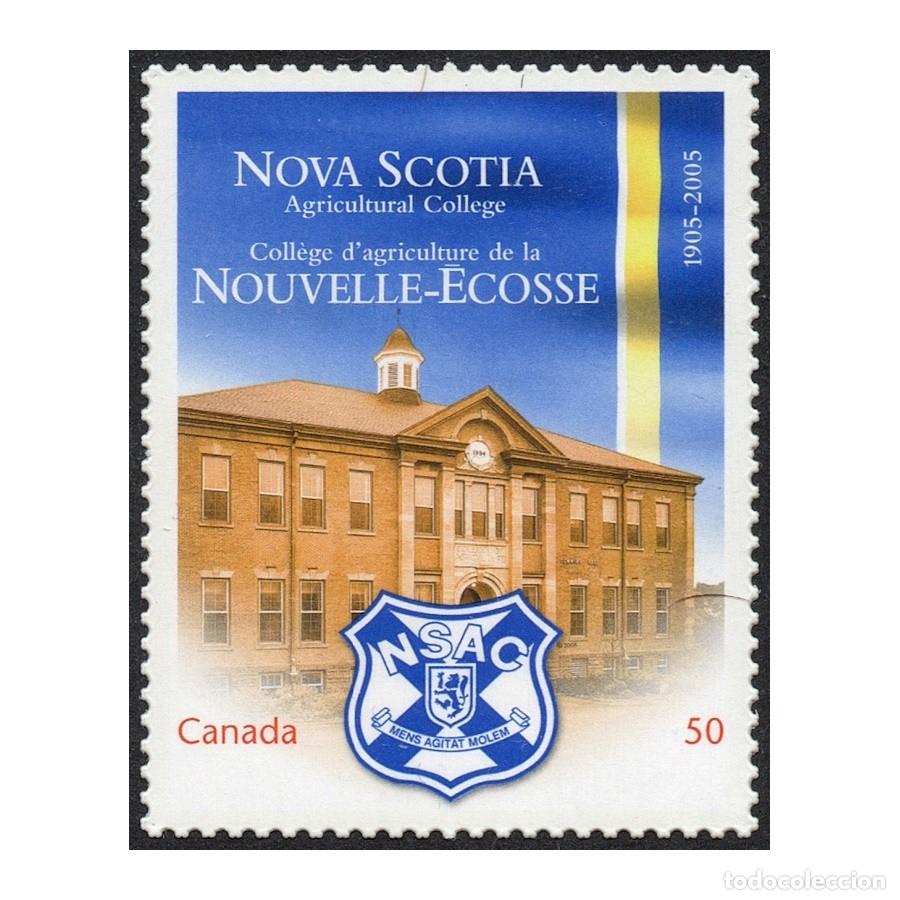 Selos: Canad&aacute; 2005 [SLL] 100 Aniv. Escuela de agricultura Nueva Escocia (MNH)
