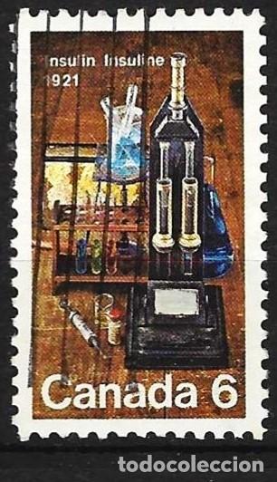 Sellos: Canada 1971 - Mi 476 - YT 454 - 50 a&ntilde;os del descubrimiento de la insulina
