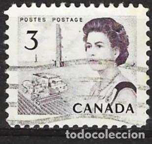 Sellos: Canada 1967 - Mi 400 Ax - YT 380 - Torre de perforaci&oacute;n y cosechadora