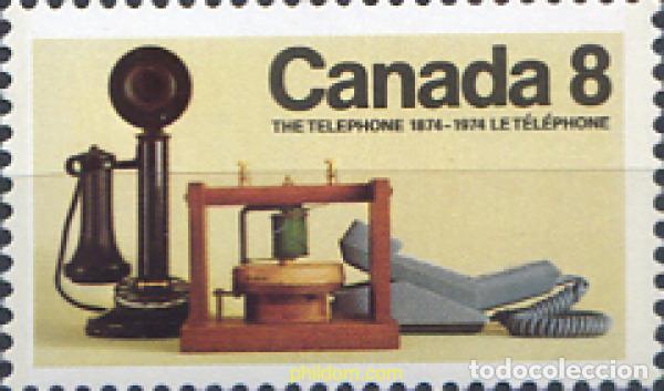 Sellos: 130044 MNH CANADA 1974 CENTENARIO DEL TELEFONO