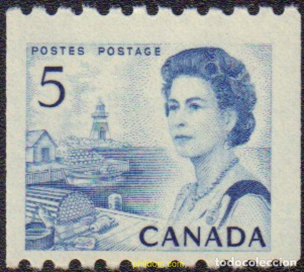 Sellos: 576276 MNH CANADA 1967 REINA ISABEL II Y VISTAS