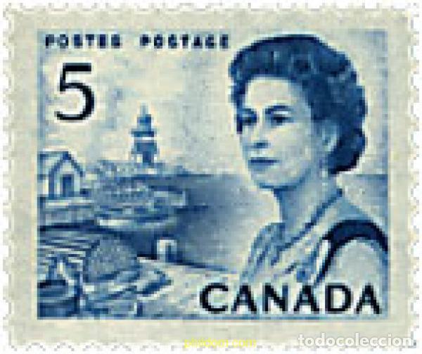 Sellos: 576272 MNH CANADA 1967 REINA ISABEL II Y VISTAS