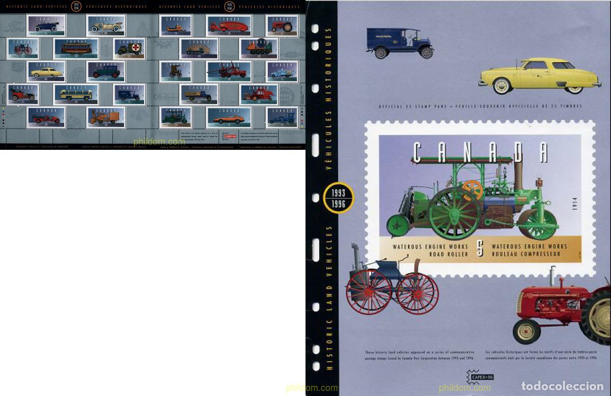 Sellos: 212784 MNH CANADA 1996 CAPEX 96. EXPOSICION FILATELICA INTERNACIONAL