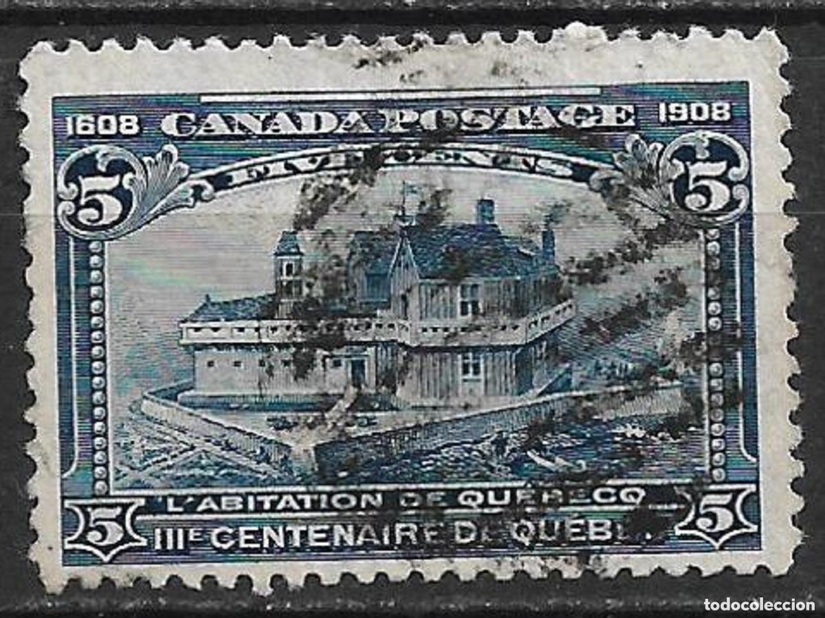 Sellos: canada 1908 scott 99 usado 50&euro; - 4/2