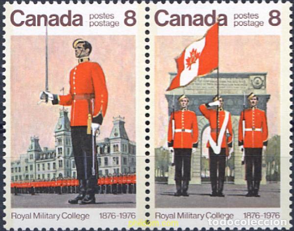 Sellos: 299463 MNH CANADA 1976 CENTENARIO DEL COLEGIO MILITAR REAL