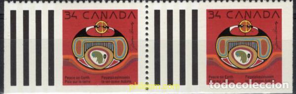 Sellos: 787738 MNH CANADA 1990 NAVIDAD - Foto 1