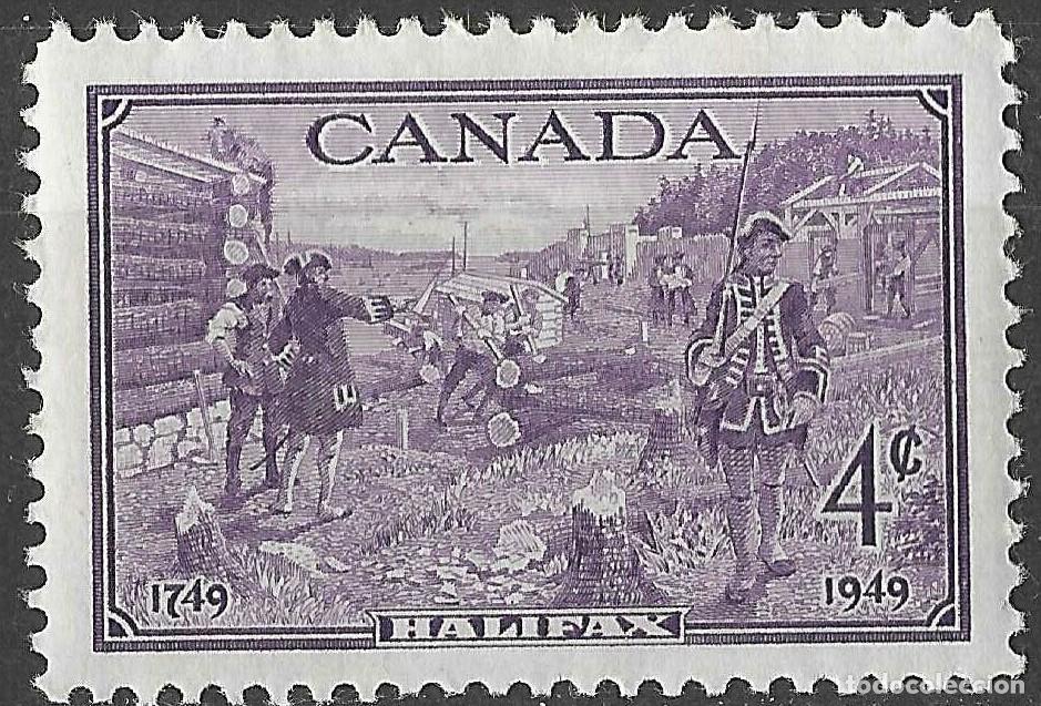 Sellos: CANADA/1949/MH/SC#283/ 200&ordm; ANIV DE LA FUNDACION DE HALIFAX