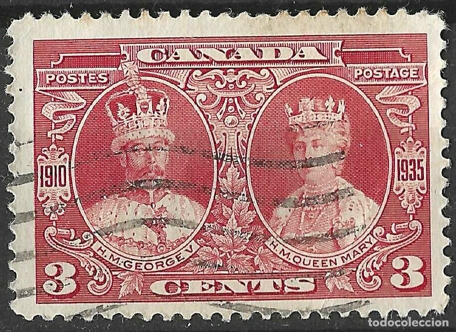 Sellos: CANADA/1935/USED/SC#213/ 25&ordm; ANIV DE LA ASCENCION AL TRONO DE REY JORGE VI