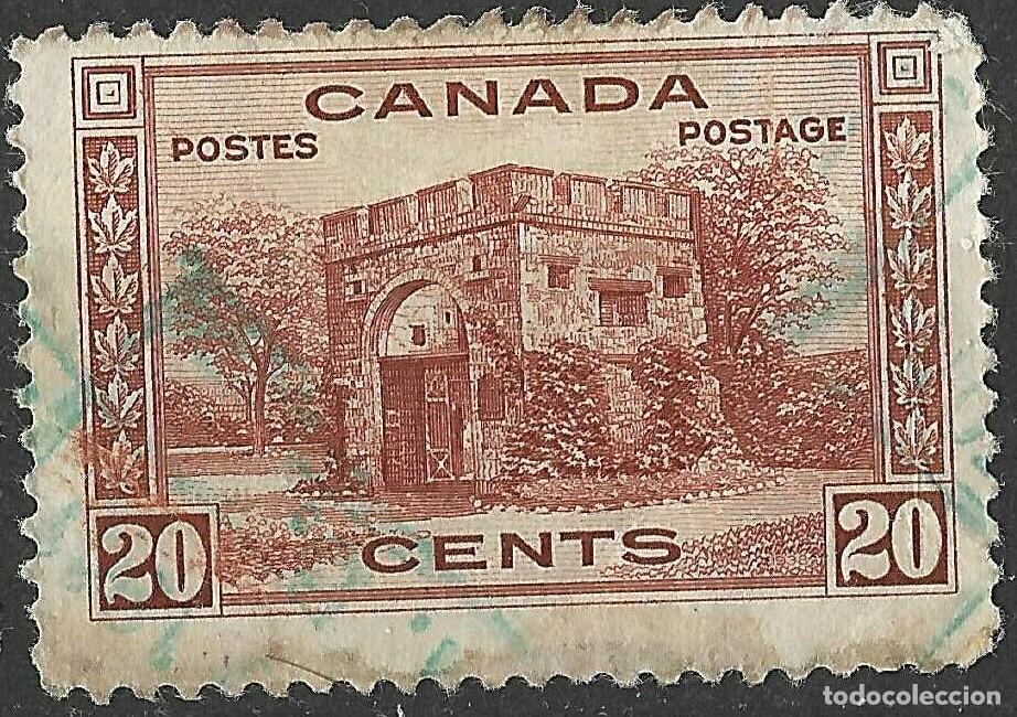 Sellos: CANADA/1938/USED/SC#243/FORT GARRY GATE, WINNIPEG
