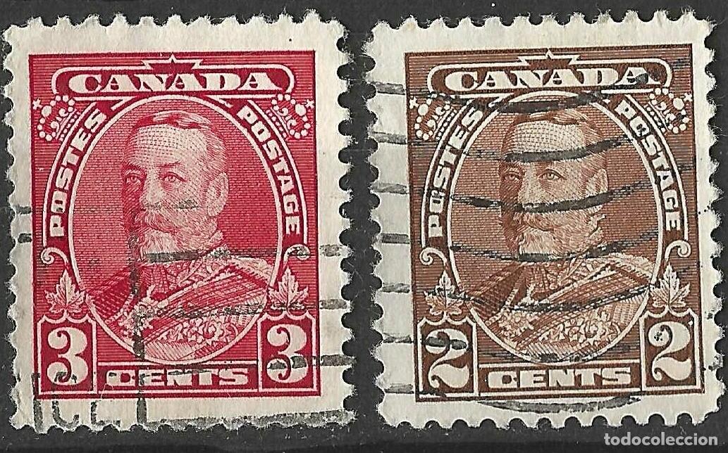 Sellos: CANADA/1935/USED/SC#218-9/ REY JORGE V / KGV
