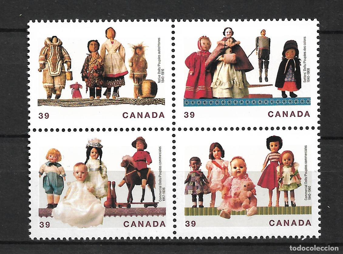 Sellos: canada 1990 scott 1274-1277 ** mnh 3.20&euro; - 33/45