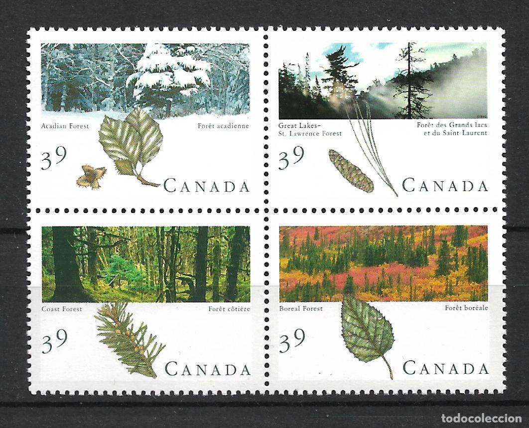 Sellos: canada 1990 scott 1283-1286 ** mnh 3.20&euro; - 33/45