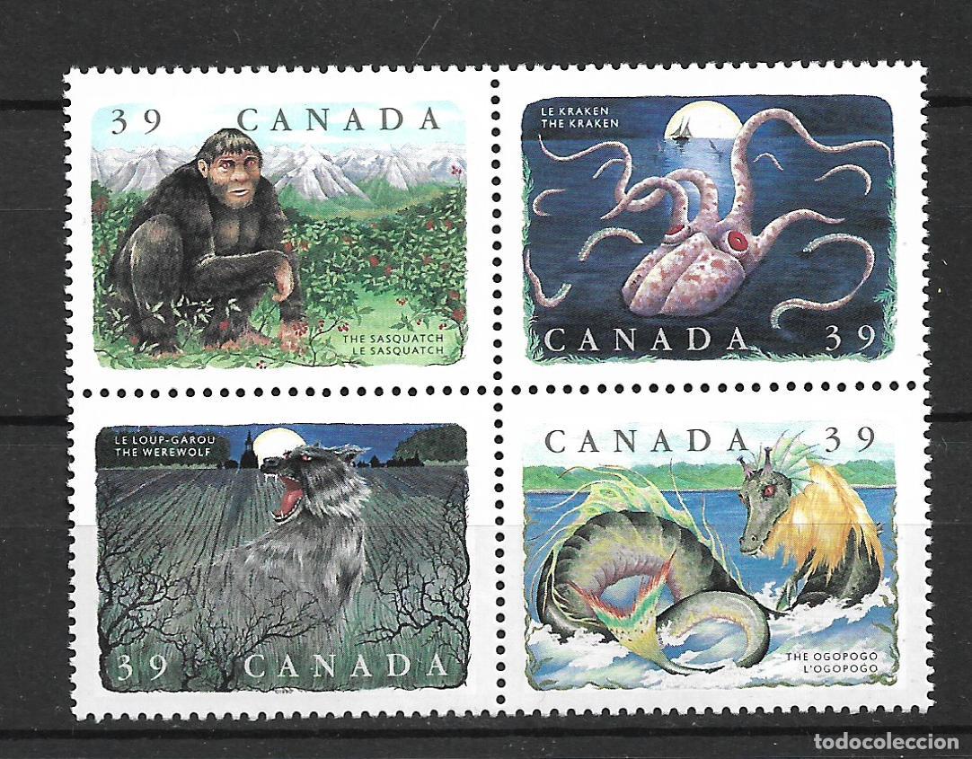 Sellos: canada 1990 scott 1289-1292 ** mnh 4.50&euro; - 33/46