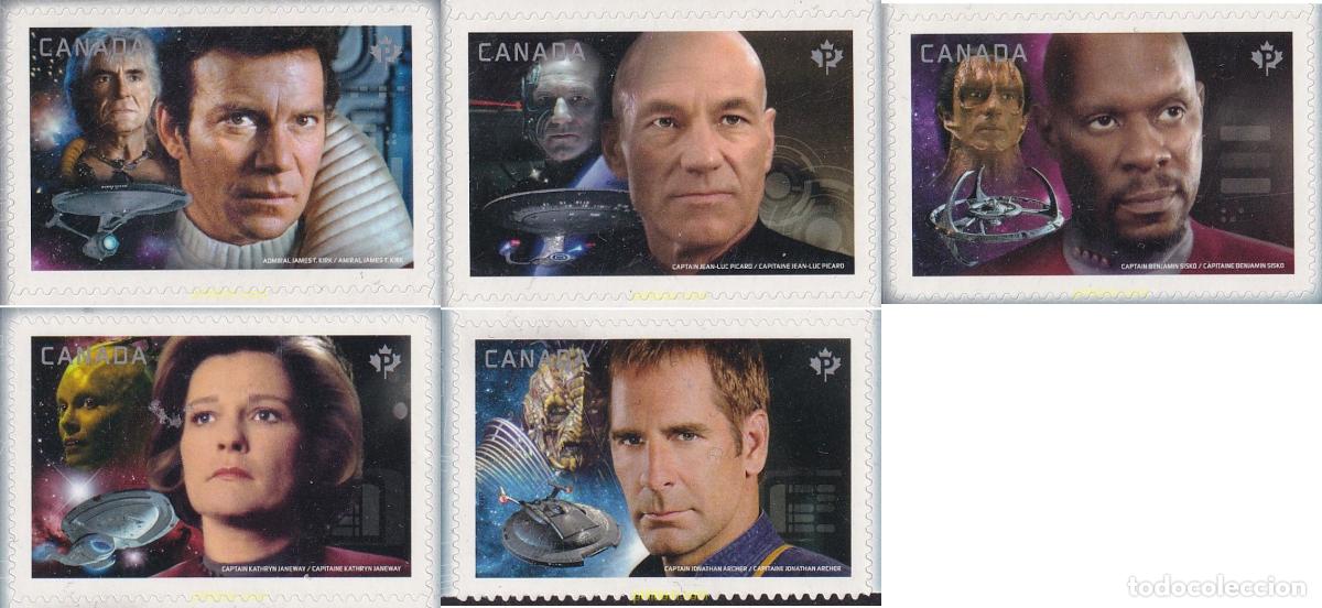 Sellos: 700069 MNH CANADA 2017 50 ANIVERSARIO DE LA SERIE DE TELEVISION STAR TREK