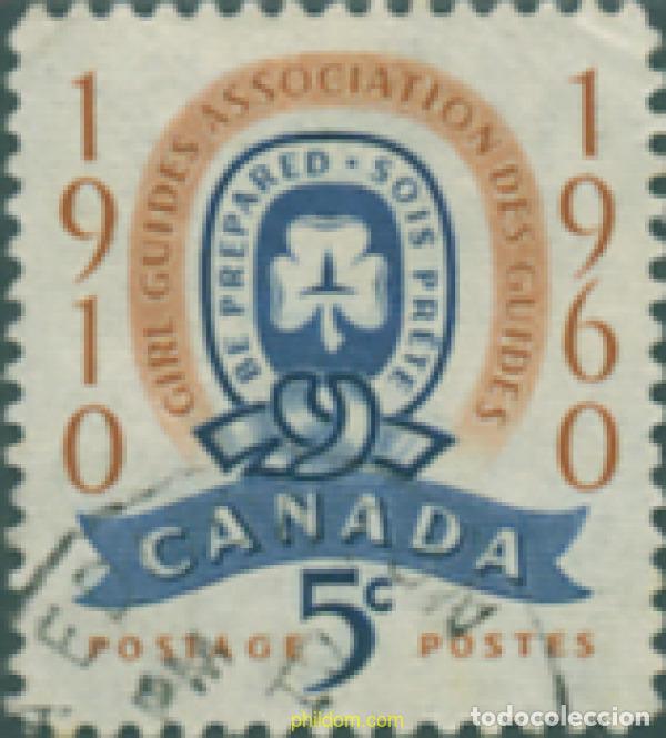 Sellos: 273562 USED CANADA 1960 50 ANIVERSARIO DEL ESCULTISMO FEMENINO