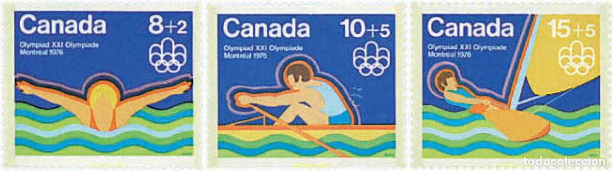 Sellos: 41436 MNH CANADA 1975 21 JUEGOS OLIMPICOS VERANO MONTREAL 1976