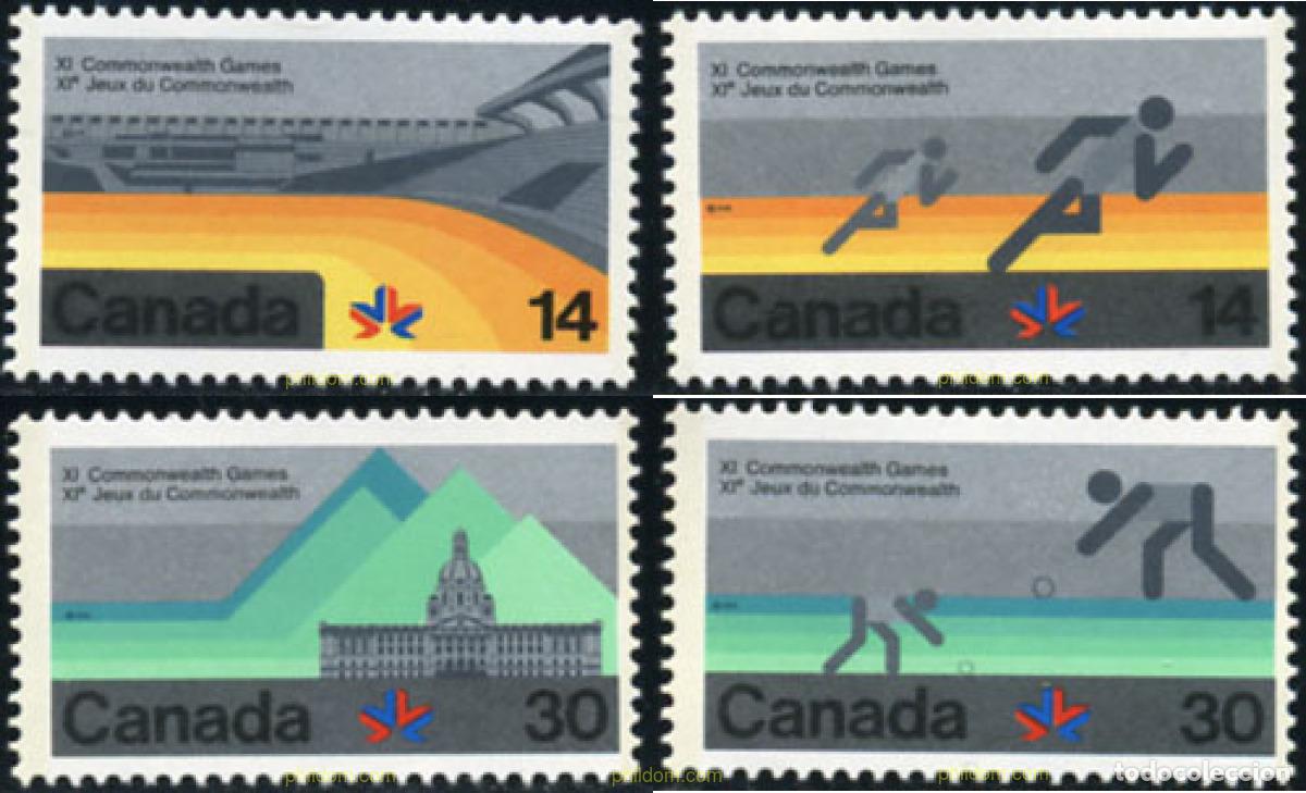 Sellos: 26762 MNH CANADA 1978 11 JUEGOS DEPORTIVOS DE LA COMMONWEALTH