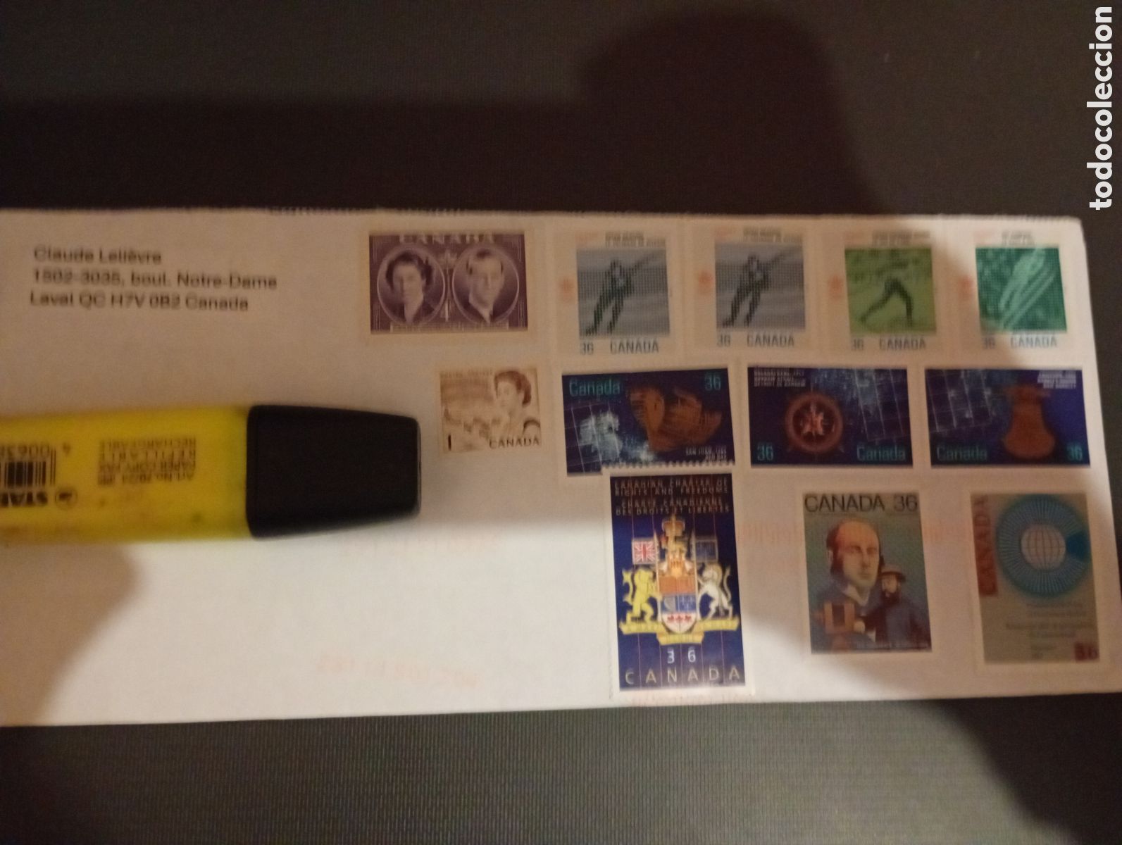 Sellos: Sobre franqueado Canad&aacute; - Foto 1