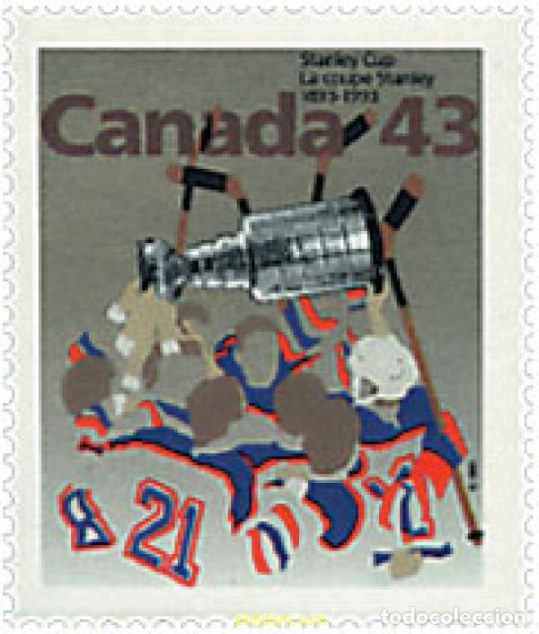 Stamps: 50428 MNH CANADA 1993 CENTENARIO DE LA COPA STANLEY DE HOCKEY SOBRE HIELO.