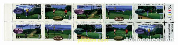 Sellos: 2186 MNH CANADA 1995 CENTENARIO DE LA ASOCIACION REAL DE GOLF DEL CANADA