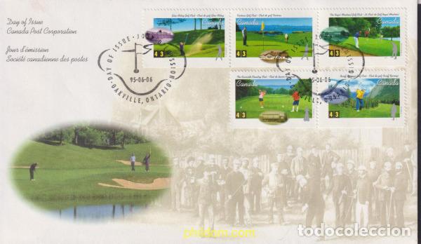 Sellos: 385945 MNH CANADA 1995 CENTENARIO DE LA ASOCIACION REAL DE GOLF DEL CANADA
