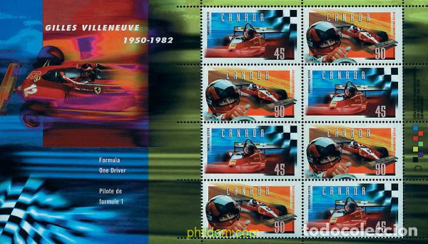 Sellos: 47965 MNH CANADA 1997 GILLES VILLENEUVE