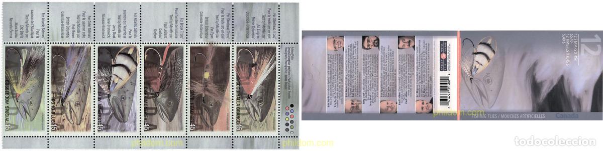 Sellos: 3046 MNH CANADA 1998 ANZUELOS DE PESCA