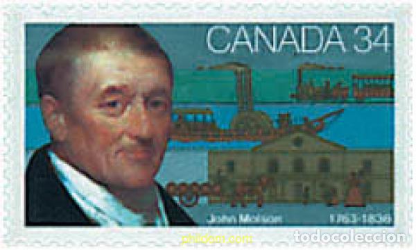 Sellos: 58024 MNH CANADA 1986 150 ANIVERSARIO DE LA MUERTE DE JOHN MOLSON