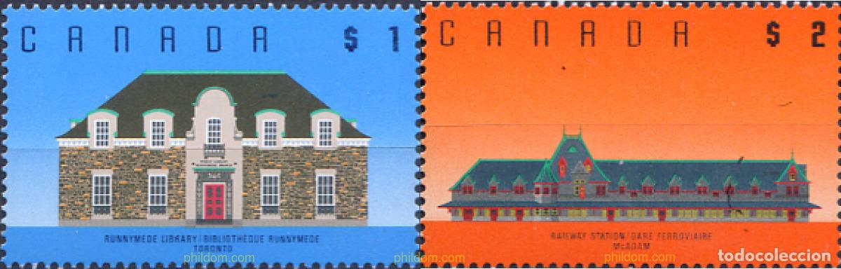 Sellos: 1203 MNH CANADA 1989 ARQUITECTURA