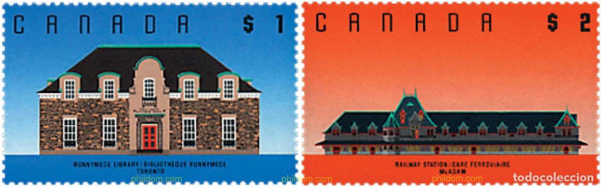 Sellos: 58026 MNH CANADA 1989 ARQUITECTURA
