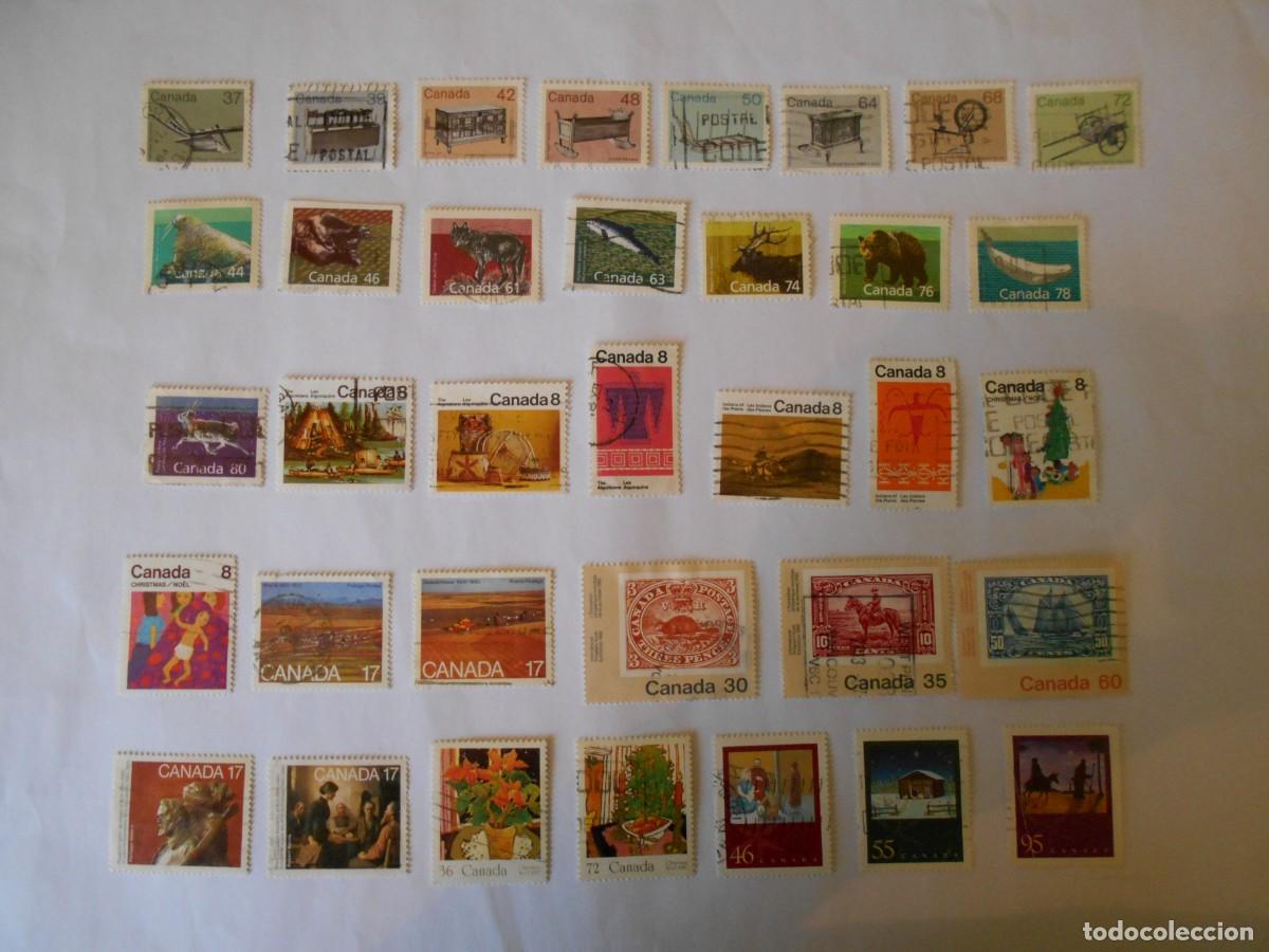 Sellos: CANAD&Aacute;-LOTE 110 SELLOS DIFERENTES-LOTE 3