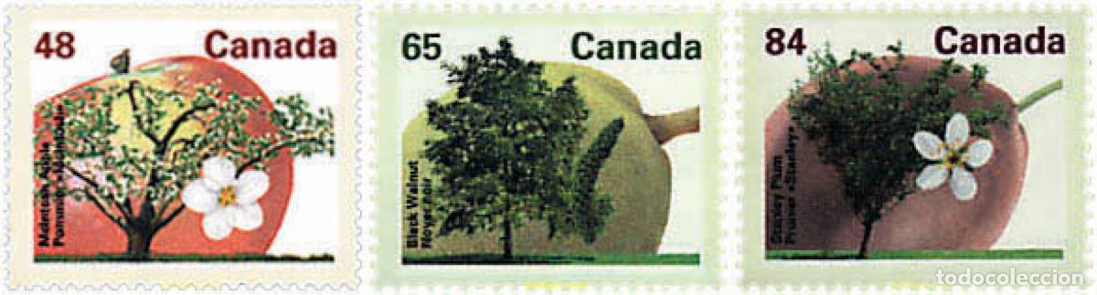 Sellos: 82269 MNH CANADA 1991 ARBOLES FRUTALES DE CANADA